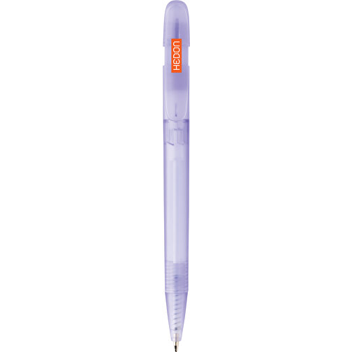 Devin Transparenter Stift Aus GRS Zertifiziertem RABS, Lila , lila, ABS - recycelt, 14,00cm (Höhe), Bild 7