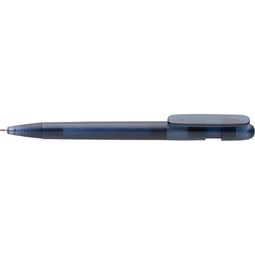 Devin Transparenter Stift Aus GRS Zertifiziertem RABS, Navy Blau , navy blau, ABS - recycelt, 14,00cm (Höhe), Bild 3