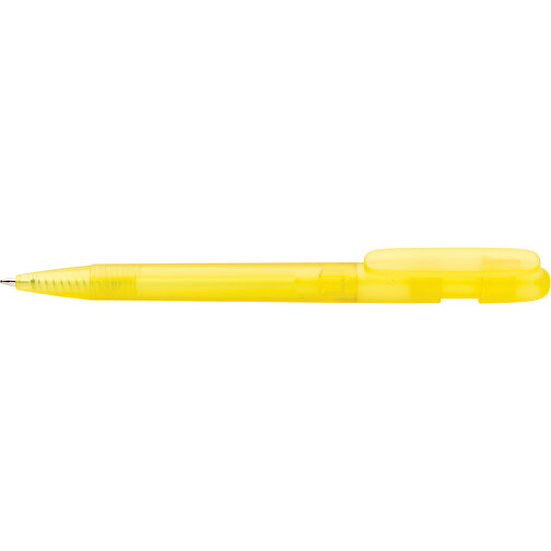 Stylo transparent Devin en rABS certifié GRS, jaune, Image 3