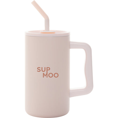 Cube-mugg tillverkad av RCS-återvunnet stål 800 ml, rosa, Bild 6