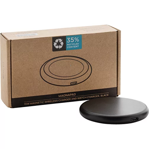 Magnapad chargeur magnétique 3 en 1 15W en plastique RCS r, noir, Image 14