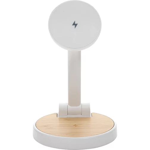 Support de charge magnétique Ontario 2-en-1 15W en plastique RCS r, blanc, Image 4