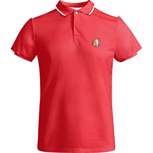 Tamil Sport Poloshirt Für Kinder , rot, Piqué Strick mit Cool Fit Finish 50% Recyceltes Polyester, 50% Polyester, 140 g/m2, 16, , Bild 2