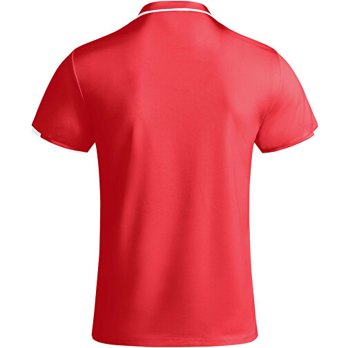 Tamil Sport Poloshirt Für Kinder , rot, Piqué Strick mit Cool Fit Finish 50% Recyceltes Polyester, 50% Polyester, 140 g/m2, 16, , Bild 3