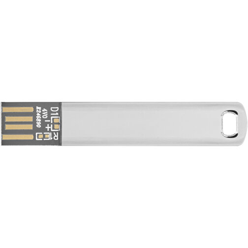 Metall Flach USB 2.0 , metal MB , 16 GB , Metall MB , 6,50cm x 1,20cm x 2,70cm (Länge x Höhe x Breite), Bild 4