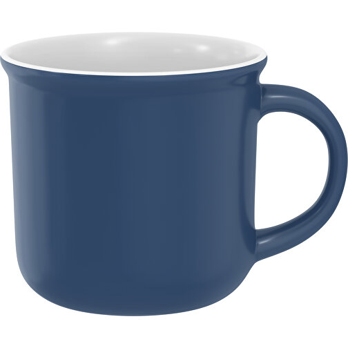 Camp Aussen Farbig Innen Weiß 320ml , navyblau / weiß, New Bone China Porzellan, 8,00cm x 12,00cm (Höhe x Breite), Bild 1