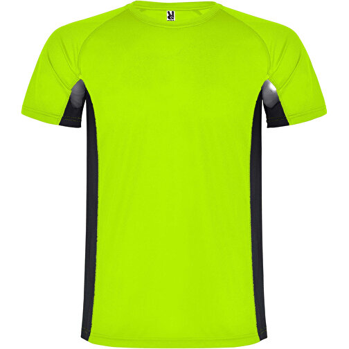 Shanghai Sport T-Shirt Für Kinder , fluor green / schwarz, Mesh mit Cool Fit Finish 100% Polyester, 140 g/m2, Contrast fabric, Mesh mit Cool Fit Finish 100% Polyester, 140 g/m2, 4, , Bild 1