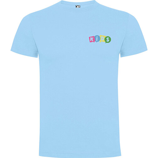 Dogo Premium T-Shirt Für Kinder , himmelblau, Single jersey Strick 100% Baumwolle, 165 g/m2, 9/10, , Bild 2