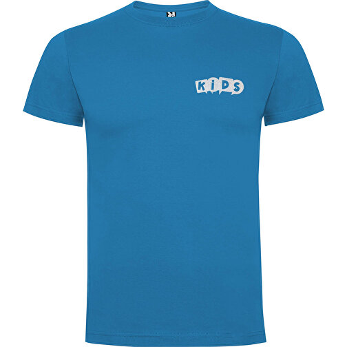 Dogo Premium T-Shirt Für Kinder , ozeanblau, Single jersey Strick 100% Baumwolle, 165 g/m2, 11/12, , Bild 2