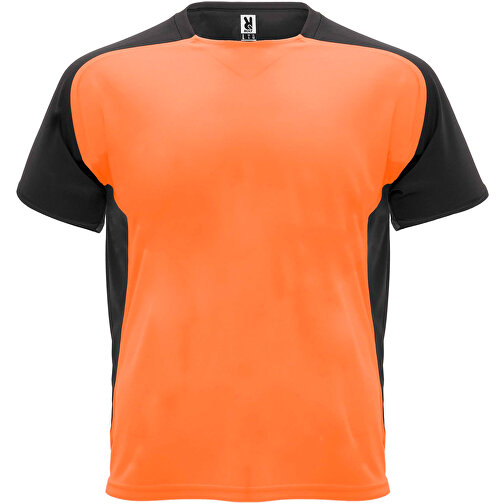 Bugatti Sport T-Shirt Für Kinder , fluor orange / schwarz, Mesh mit Cool Fit Finish 100% Polyester, 140 g/m2, 16, , Bild 1