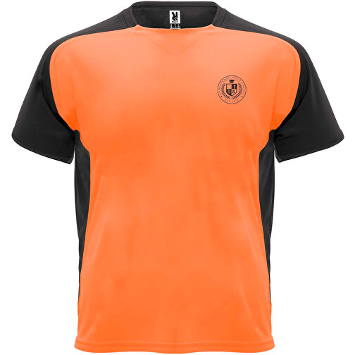 Bugatti Sport T-Shirt Für Kinder , fluor orange / schwarz, Mesh mit Cool Fit Finish 100% Polyester, 140 g/m2, 16, , Bild 2