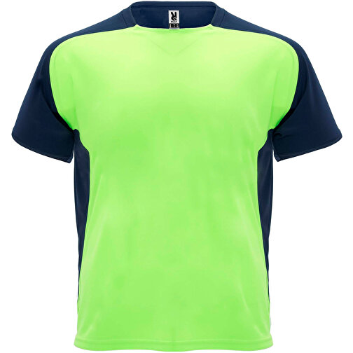 Bugatti Sport T-Shirt Für Kinder , fluor green / navy blue, Mesh mit Cool Fit Finish 100% Polyester, 140 g/m2, 16, , Bild 1