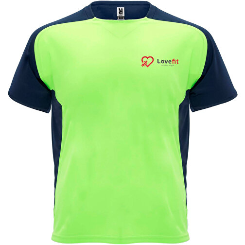 Bugatti Sport T-Shirt Für Kinder , fluor green / navy blue, Mesh mit Cool Fit Finish 100% Polyester, 140 g/m2, 4, , Bild 2