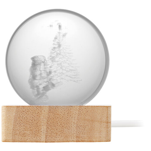 Santa Light , holz, Glas, 6,10cm x 7,50cm x 6,00cm (Länge x Höhe x Breite), Bild 5