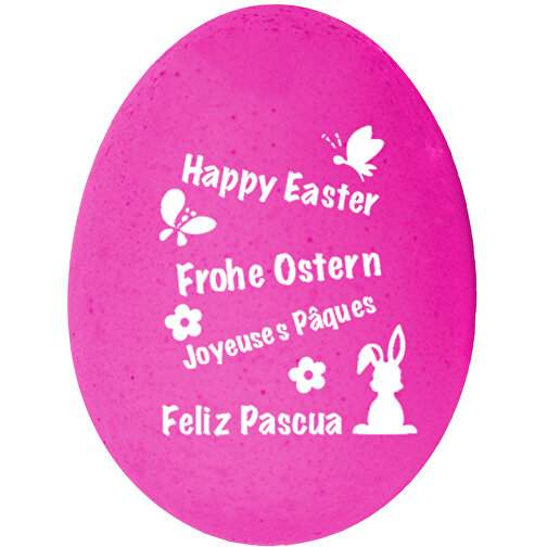 Happy Egg Frohe Ostern - Pink , pink, 5,70cm (Höhe), Bild 1