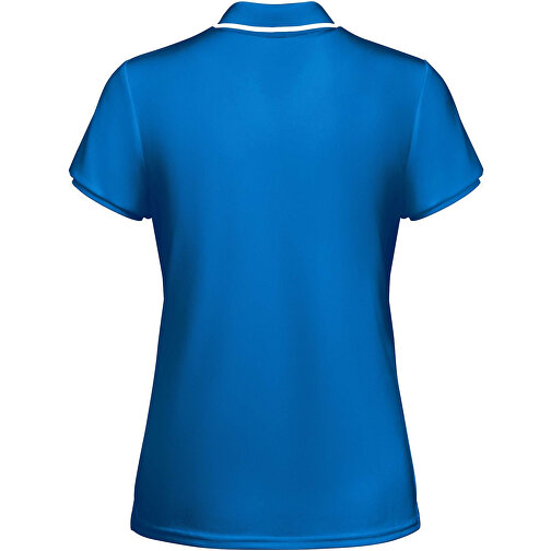 Tamil Sport Poloshirt Für Damen , royalblau / weiss, Piqué Strick mit Cool Fit Finish 50% Recyceltes Polyester, 50% Polyester, 140 g/m2, L, , Bild 3