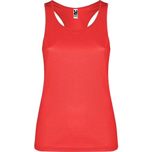 Schura Sport Top Für Damen , rot, Piqué Strick mit Cool Fit Finish 100% Polyester, 140 g/m2, S, , Bild 1