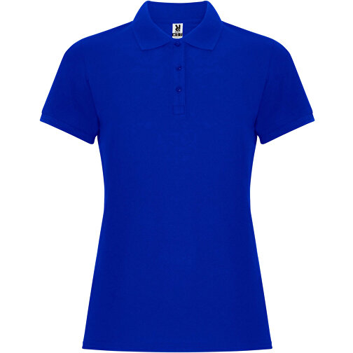 Pegaso Premium Poloshirt Für Damen , blau, Piqué Strick 60% Baumwolle, 40% Polyester, 190 g/m2, S, , Bild 1