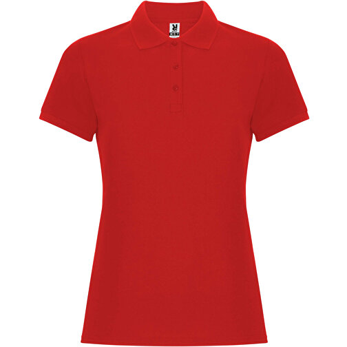 Pegaso Premium Poloshirt Für Damen , rot, Piqué Strick 60% Baumwolle, 40% Polyester, 190 g/m2, L, , Bild 1