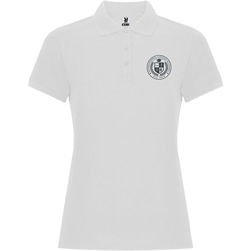 Pegaso Premium Poloshirt Für Damen , weiss, Piqué Strick 60% Baumwolle, 40% Polyester, 190 g/m2, S, , Bild 2