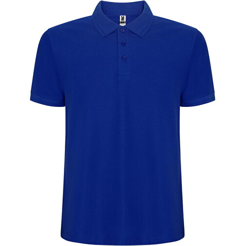 Pegaso Premium Poloshirt Für Herren , blau, Piqué Strick 60% Baumwolle, 40% Polyester, 190 g/m2, 4XL, , Bild 1