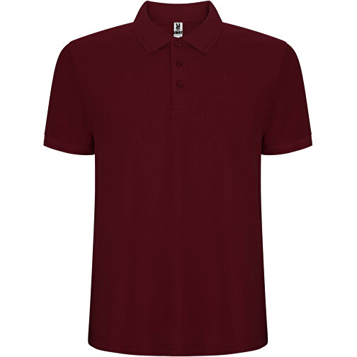 Pegaso Premium Poloshirt Für Herren , garnet, Piqué Strick 60% Baumwolle, 40% Polyester, 190 g/m2, 3XL, , Bild 1