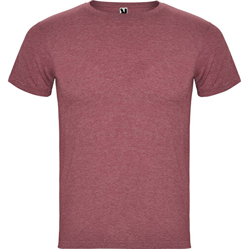 Fox T-Shirt Für Herren , heather garnet, Single jersey Strick 65% Polyester, 35% Baumwolle, 150 g/m2, S, , Bild 1