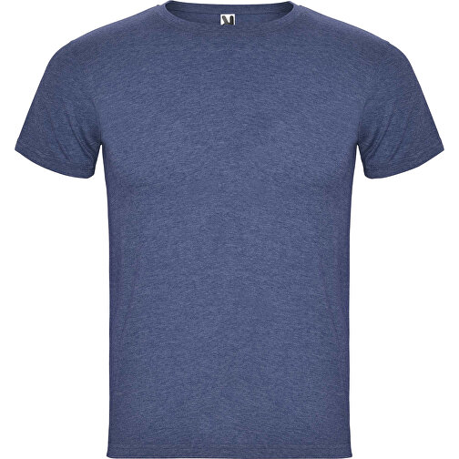 Fox T-Shirt Für Herren , heather denim blue, Single jersey Strick 65% Polyester, 35% Baumwolle, 150 g/m2, 2XL, , Bild 1