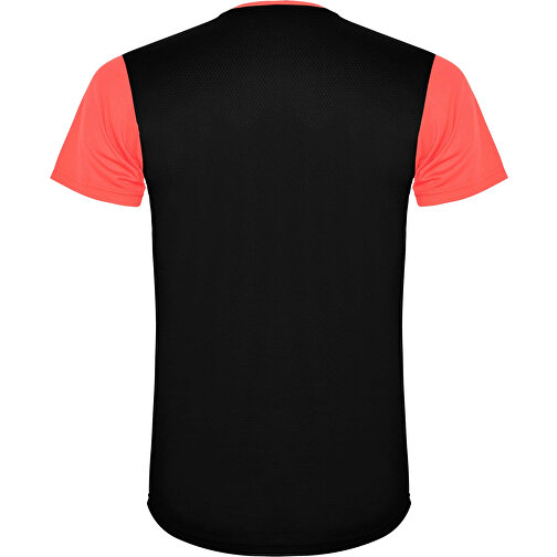 Detroit T-Shirt Unisex Aus Recyceltem Material , fluor coral / schwarz, Mesh mit Cool Fit Finish 100% Polyester, 130 g/m2, Contrast fabric, Mesh mit Cool Fit Finish 100% Polyester, 130 g/m2, 2XL, , Bild 3