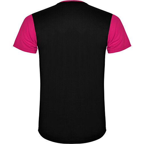 Detroit T-Shirt Unisex Aus Recyceltem Material , fuchsia / schwarz, Mesh mit Cool Fit Finish 100% Polyester, 130 g/m2, Contrast fabric, Mesh mit Cool Fit Finish 100% Polyester, 130 g/m2, L, , Bild 3