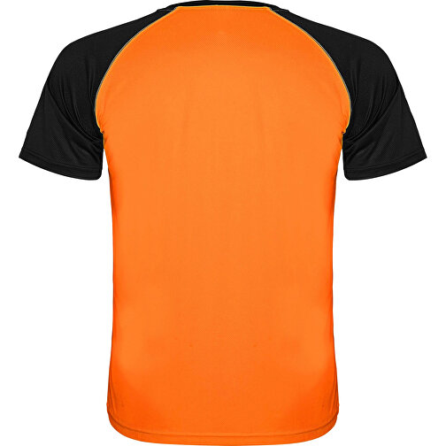 Indianapolis T-Shirt Unisex Aus Recyceltem Material , fluor orange / schwarz, Mesh mit Cool Fit Finish 100% Polyester, 140 g/m2, 3XL, , Bild 3