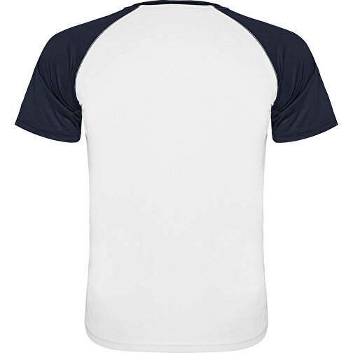 Indianapolis T-Shirt Unisex Aus Recyceltem Material , weiss / navy blue, Mesh mit Cool Fit Finish 100% Polyester, 140 g/m2, L, , Bild 3