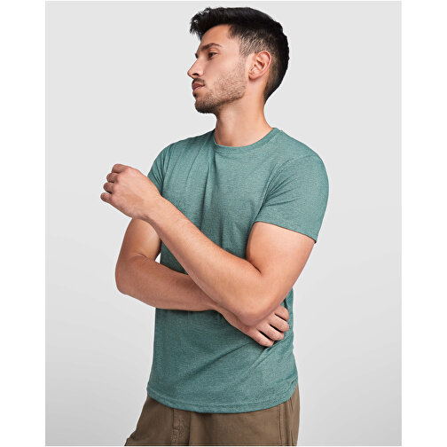 Fox T-Shirt Für Herren , heather turquoise, Single jersey Strick 65% Polyester, 35% Baumwolle, 150 g/m2, 3XL, , Bild 4