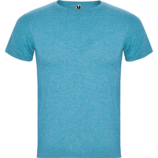 Fox T-Shirt Für Herren , heather turquoise, Single jersey Strick 65% Polyester, 35% Baumwolle, 150 g/m2, XL, , Bild 1