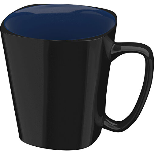 Rob Innen Farbig Aussen Schwarz 380ml , schwarz / navyblau, New Bone China Porzellan, 10,00cm x 12,00cm (Höhe x Breite), Bild 1