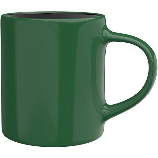 Master Aussen Farbig Innen Schwarz 320ml , dunkelgrün / schwarz, New Bone China Porzellan, 9,00cm x 12,00cm (Höhe x Breite), Bild 1