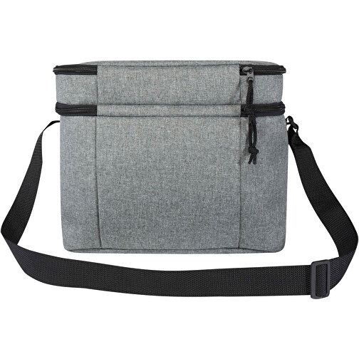 Tundra GRS RPET Kühltasche 13L , heather grau, GRS zertifiziertes recyceltes Polyester, 30,00cm x 25,00cm x 20,00cm (Länge x Höhe x Breite), Bild 4