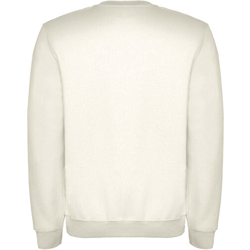 Clasica Sweatshirt Mit Rundhalsausschnitt Unisex , Vintage White, Strick 50% Baumwolle, 50% Polyester, 280 g/m2, S, , Bild 3