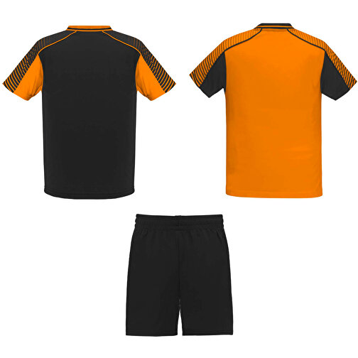 Juve Sport-Set Unisex , orange / schwarz, 100% Polyester, 140 g/m2, XL, , Bild 3