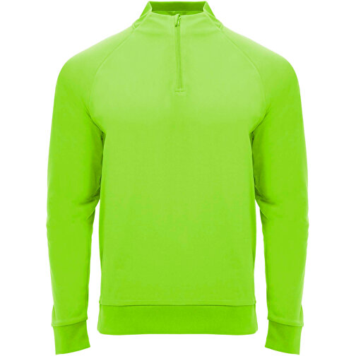 Epiro Half-Zip Sweatshirt Unisex , Fluor Green, Mesh mit Cool Fit Finish 100% Polyester, 200 g/m2, M, , Bild 1