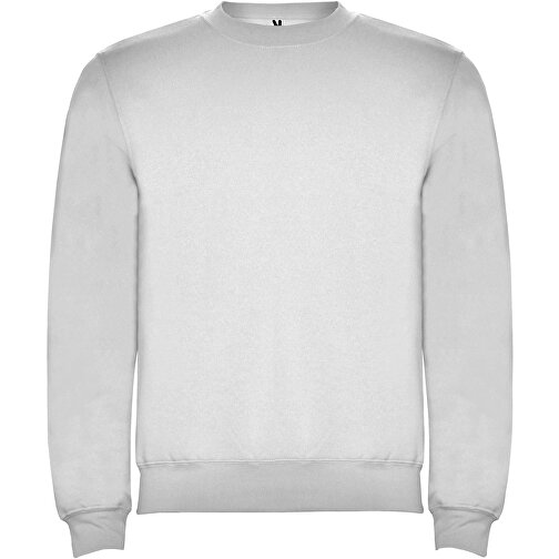 Clasica Sweatshirt Mit Rundhalsausschnitt Unisex , Ash white melange, Strick 50% Baumwolle, 50% Polyester, 280 g/m2, 2XL, , Bild 1