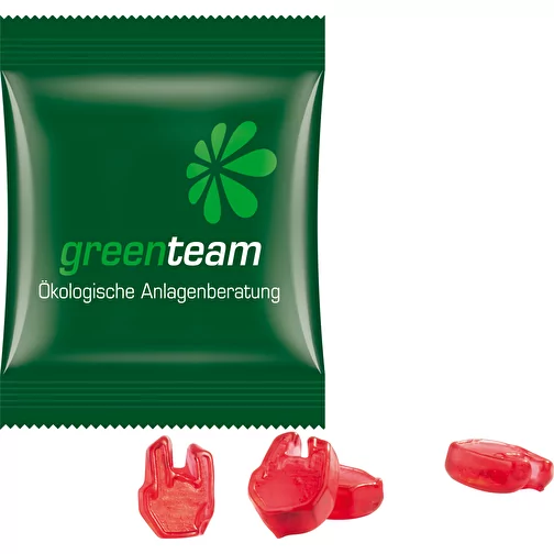 Mini-sachet forme spéciale, gomme aux fruits, multicolore, Image 1