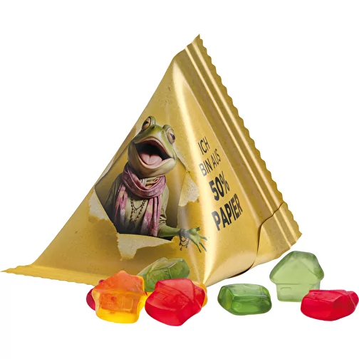 Tétraèdre 15 g, gomme aux fruits formes standard, Image 1