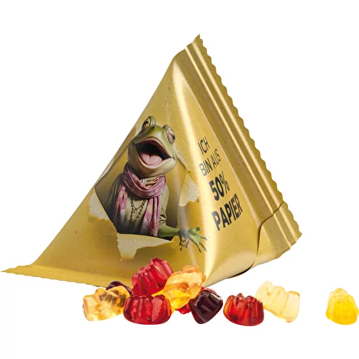 Tétraèdre 15 g, gomme aux fruits formes standard, Image 1