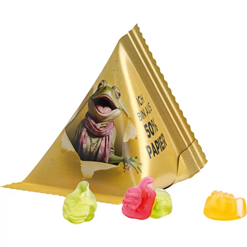 Tétraèdre 15 g, gomme aux fruits formes standard, Image 1