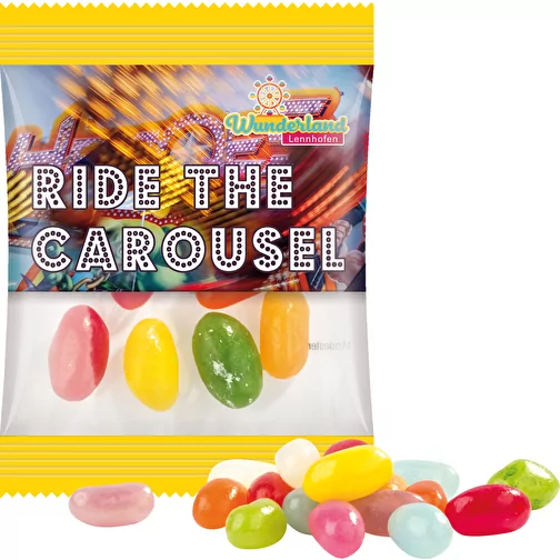 Mini-sachet, American Style Jelly Beans, multicolore, Image 1