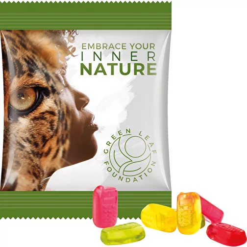 Mini-sachet, gomme aux fruits Trolli, 15 g, Image 1