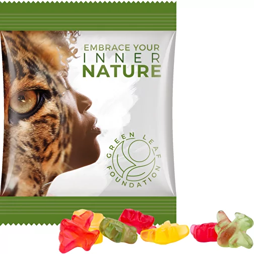 Mini-sachet, gomme aux fruits Trolli, 10 g, Image 1