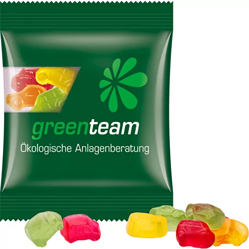 Mini-sachet, gomme aux fruits Trolli, 15 g, Image 1