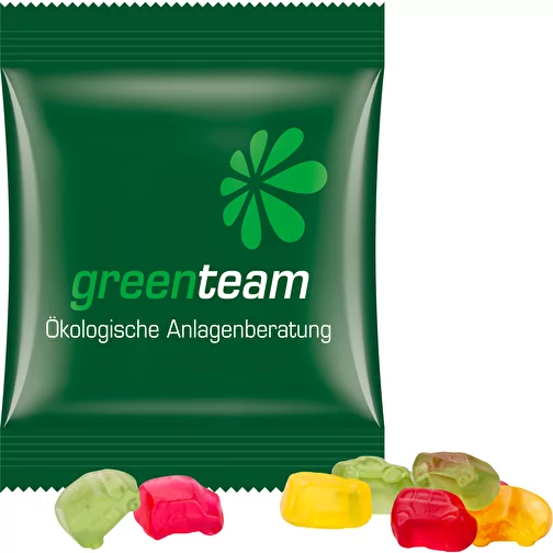Mini-sachet, gomme aux fruits Trolli, 15 g, Image 1